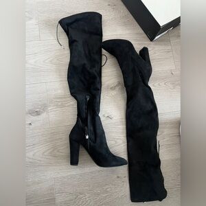 Like new knee high heel boots